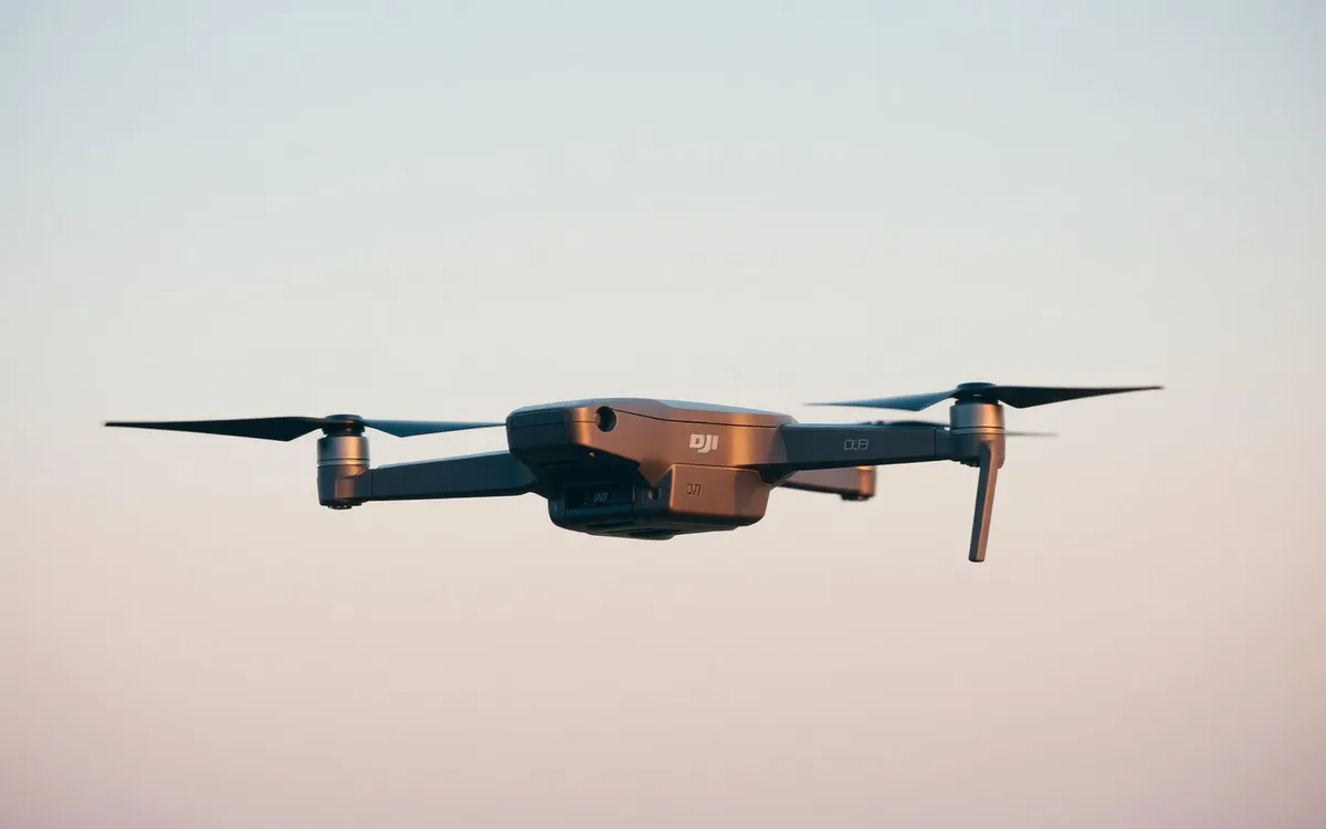 Drone in flight